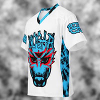 Image 2 of Atticus Cogar "WORLD CHAMP" American Football Jersey (3/14)
