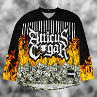 Image 1 of Atticus Cogar "WORLD CHAMP" Hockey Jersey