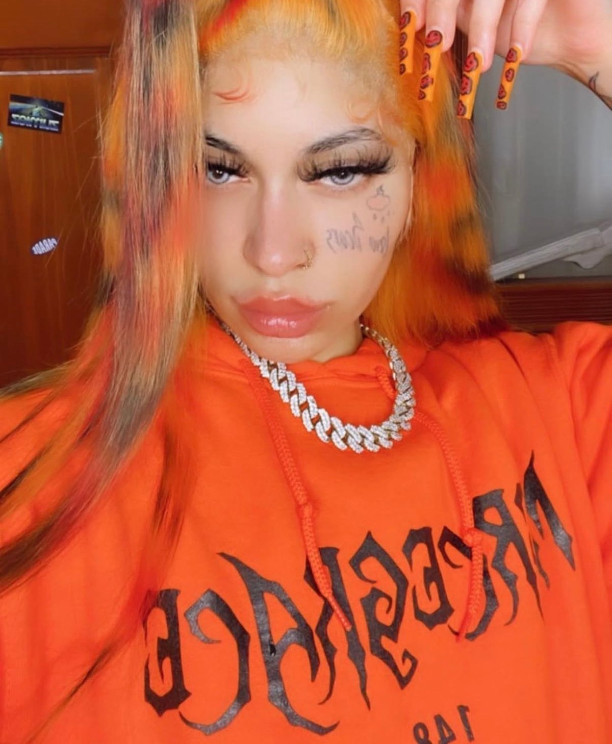 Image of Orange hoodie