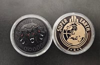 Image 3 of Custom Printed 40mm Challenge coins (set of 10 silver) 