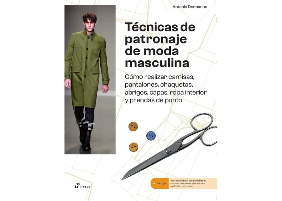 Image of TECNICAS DE PATRONAJE DE MODA MASCULINA