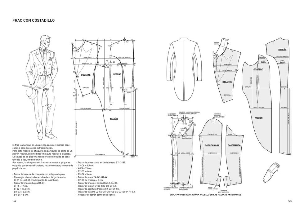 Image of TECNICAS DE PATRONAJE DE MODA MASCULINA