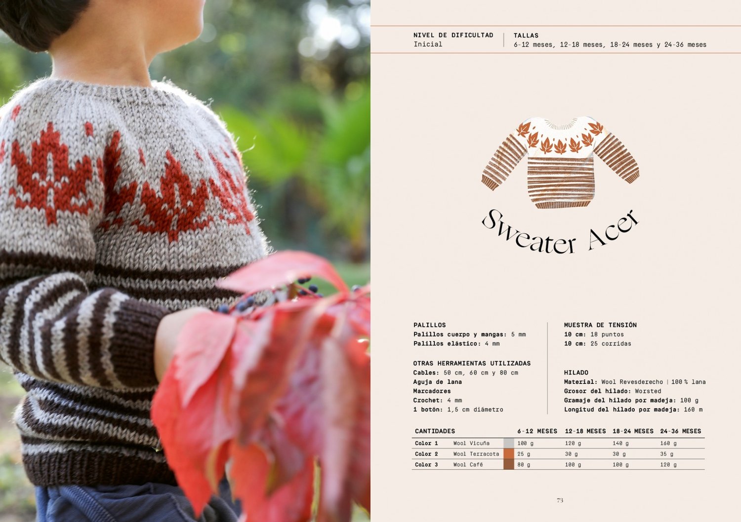 Image of Botánico. Tejer jacquard