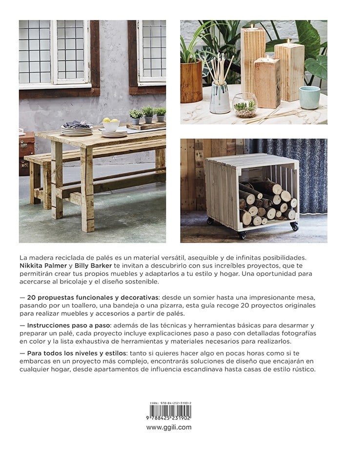 Image of Crear con palés 20 proyectos creativos para tu hogar