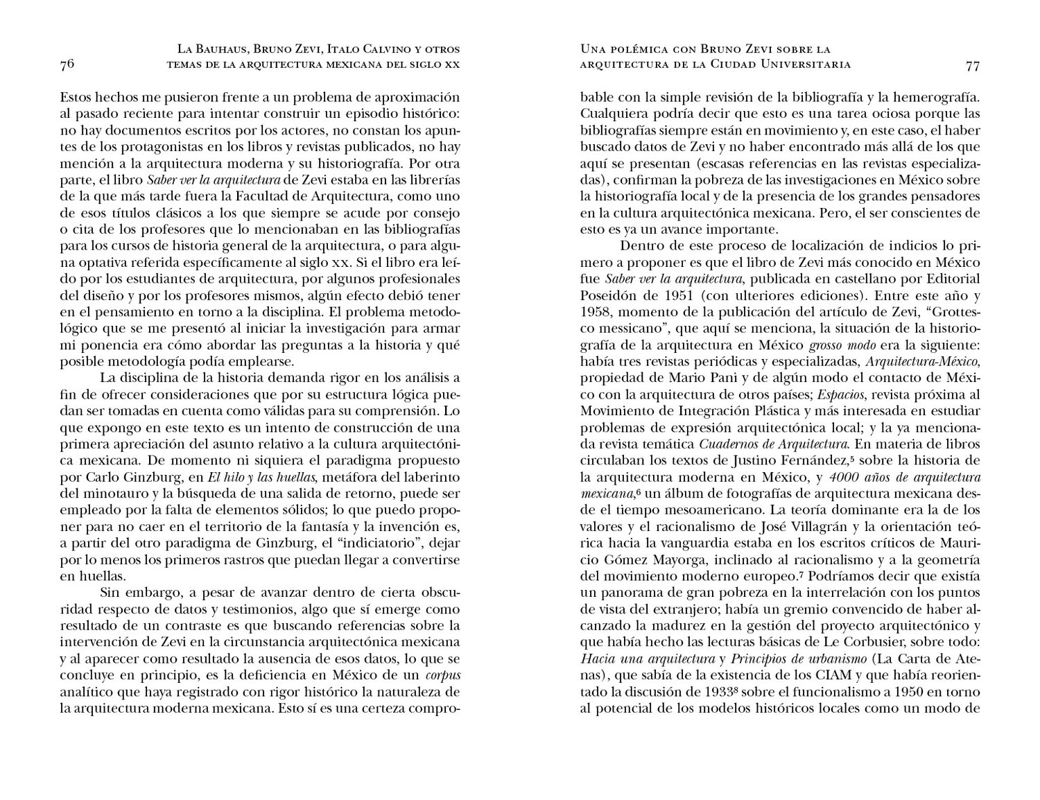 Image of La Bauhaus, Bruno Zevi, Italo Calvino y otros temas de la arquitectura mexicana del siglo XX