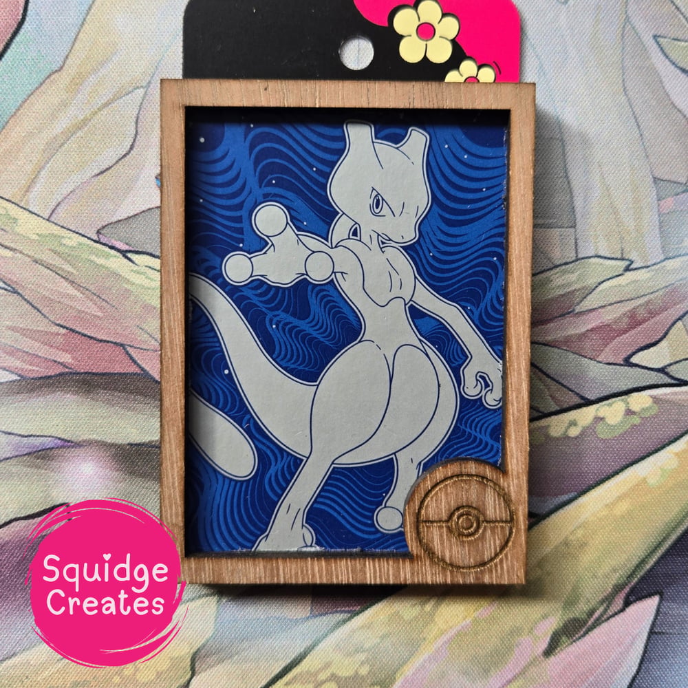 Image of PKMN Wooden Frame Magnet