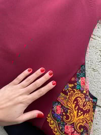 Image 3 of Chaleco feito a man. FOLIADA GRANATE. Feito por encarga!