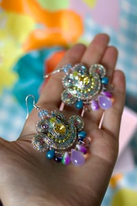 Image 9 of Mini Earrings - Metal Rainbow - Fermoirs Argent 925