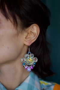 Image 4 of Mini Earrings - Metal Rainbow - Fermoirs Argent 925