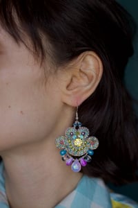 Image 8 of Mini Earrings - Metal Rainbow - Fermoirs Argent 925