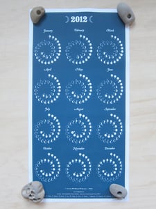 Image of 2012 Moon Calendar - Night Sky