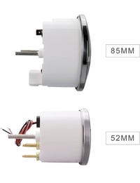 Image 4 of 85mm - 52mm Motor Meter Classic Style Gauges - Electronic or GPS Speedo Set of 6