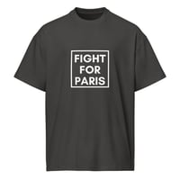 Image 1 of T-shirt FIGHT FOR PARIS — ANTHRACITE