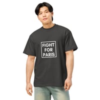 Image 2 of T-shirt FIGHT FOR PARIS — ANTHRACITE