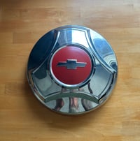 Image 1 of 64-66 Inverted Lip Chevy Hubcap Adapters for Detroit Steel Wheels Only - Set of 4
