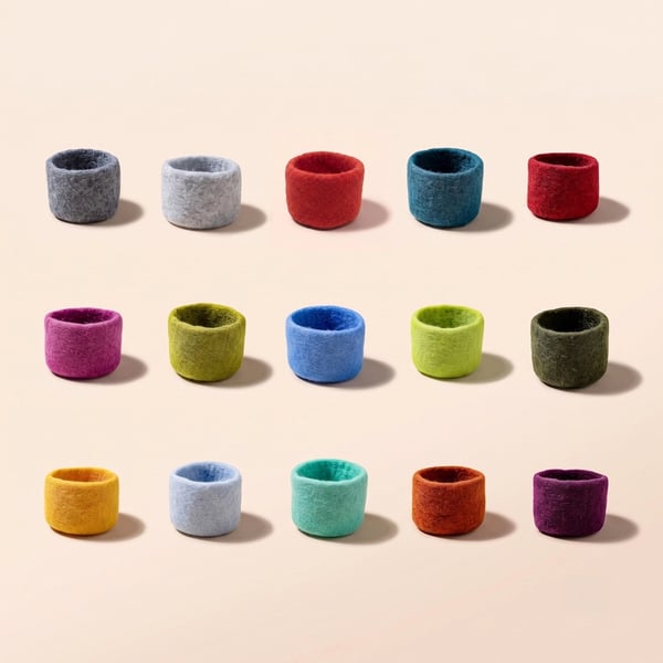 Image of NEW! Tidy Pods Felted Bowls by Fibres of Life