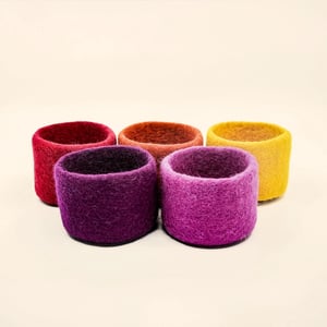 Image of NEW! Tidy Pods Felted Bowls by Fibres of Life