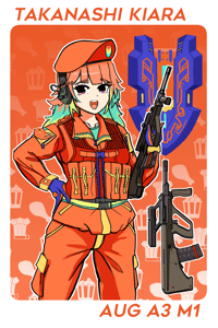 Kiara AUG Art Print