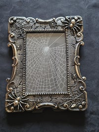 Image 2 of Gothic Spider corner framed preserved web - B