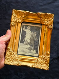 Image 2 of The Temptation - Christ and Satan -   Biblical Page & Preserved Web