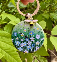 Image 1 of ‘Remember Me’ painted Keyring Pendant