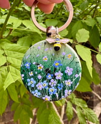 Image 7 of ‘Remember Me’ painted Keyring Pendant