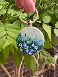 Image 2 of ‘Remember Me’ painted Keyring Pendant