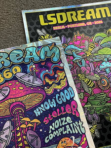 Image of 2X SET -  LSDREAM Portland & NYE Foil Prints