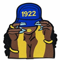 Sigma Gamma Rho woman Large Patch