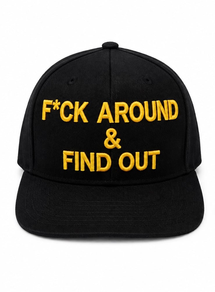 Image of F*ck Around & Find Out Snapback Yellow 