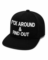 Image 2 of F*ck Around & Find Out Snapback blk