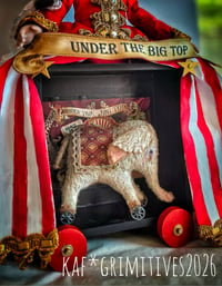 Image 1 of Esmeralda the Ringmaster and Matilda the baby Elephant