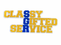 Classy,Gifted,Service Large Patch