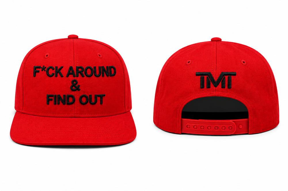 Image of F*ck Around & Find Out TMT SnapBack Red 