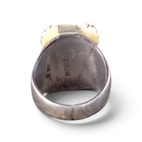 Image 6 of Vintage Carved Bone Hannya (Oni) Ring, c. 40s-50s