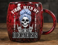 Image 3 of Vibin with my Demons 14oz Ceramic Mug