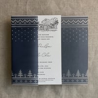 Image 17 of Knitted holiday printed vellum wrap for 5x7 cards PACK of 10