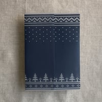 Image 16 of Knitted holiday printed vellum wrap for 5x7 cards PACK of 10