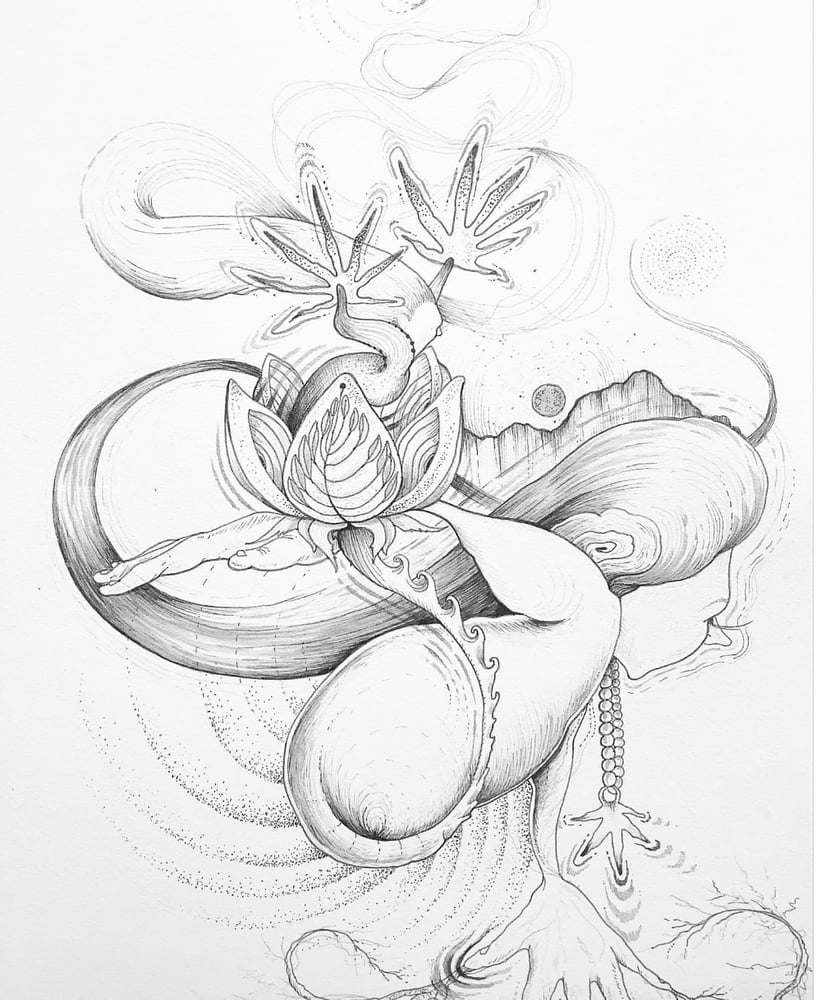 Image of Guardian - Original Drawing