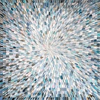 Image 10 of 'Whispers of Light' - 105x105cm, FRAMED in oak