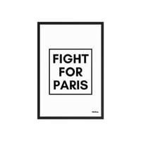 Image 3 of Affiche encadrée PEFRA — FIGHT FOR PARIS