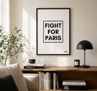 Image 1 of Affiche encadrée PEFRA — FIGHT FOR PARIS