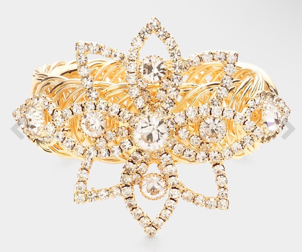 Image of FLOWER CUFF BRACELET 