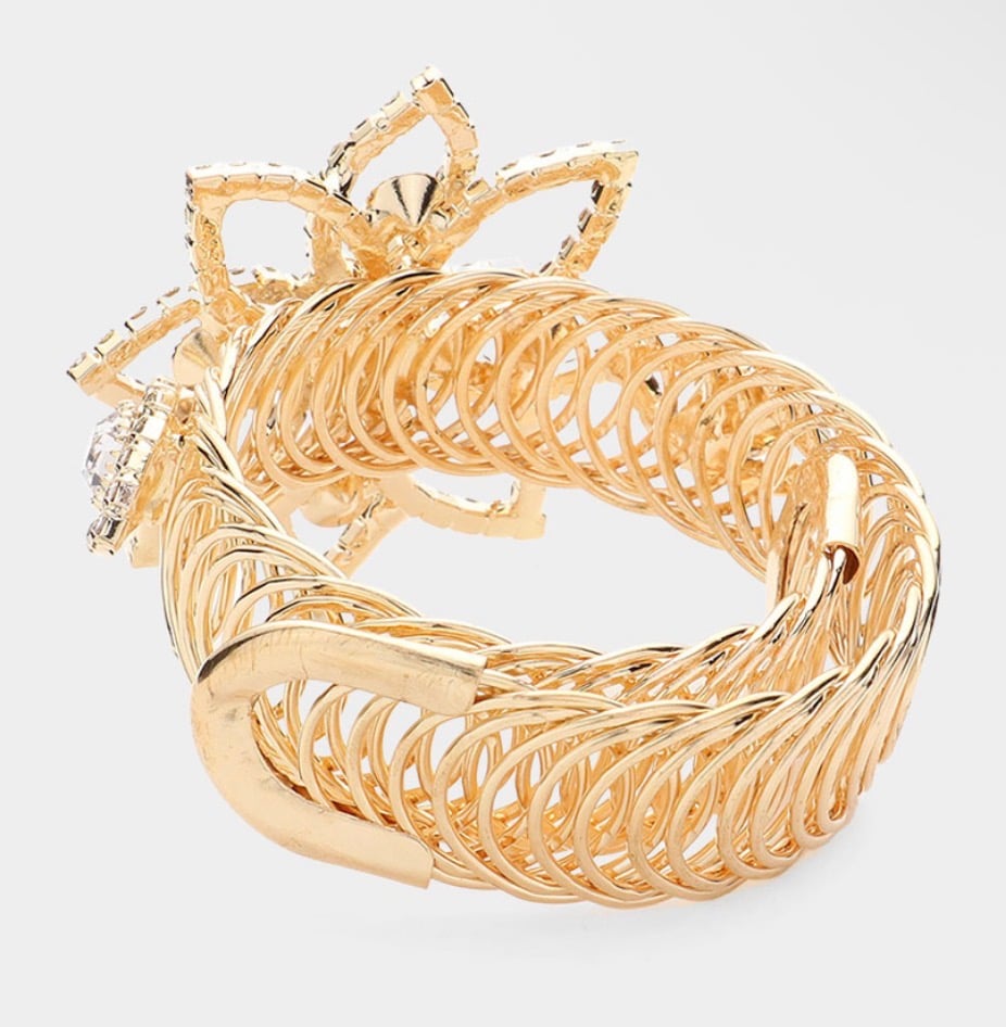 Image of FLOWER CUFF BRACELET 