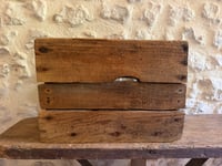 Image 11 of Porte revue ancienne en bois 1/2 XIXe siècle - décoration chinée art populaire