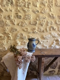 Image 1 of Petit pichet en grès traditionnel alsacien vintage - décoration céramique ancienne