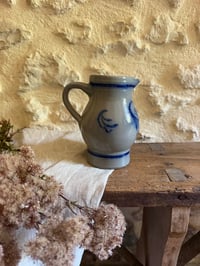 Image 6 of Petit pichet en grès traditionnel alsacien vintage - décoration céramique ancienne