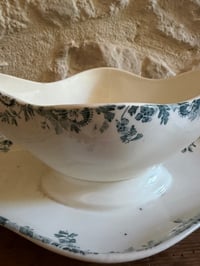 Image 5 of Saucière Longwy modèle Hanoi XIXe siècle - vaiselle en terre de fer
