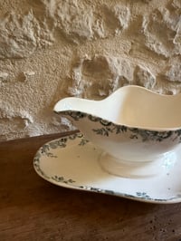 Image 9 of Saucière Longwy modèle Hanoi XIXe siècle - vaiselle en terre de fer