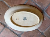 Image 7 of Plat Longwy modèle Lorrain en terre de fer XIXe siècle - Art de la table brocante 